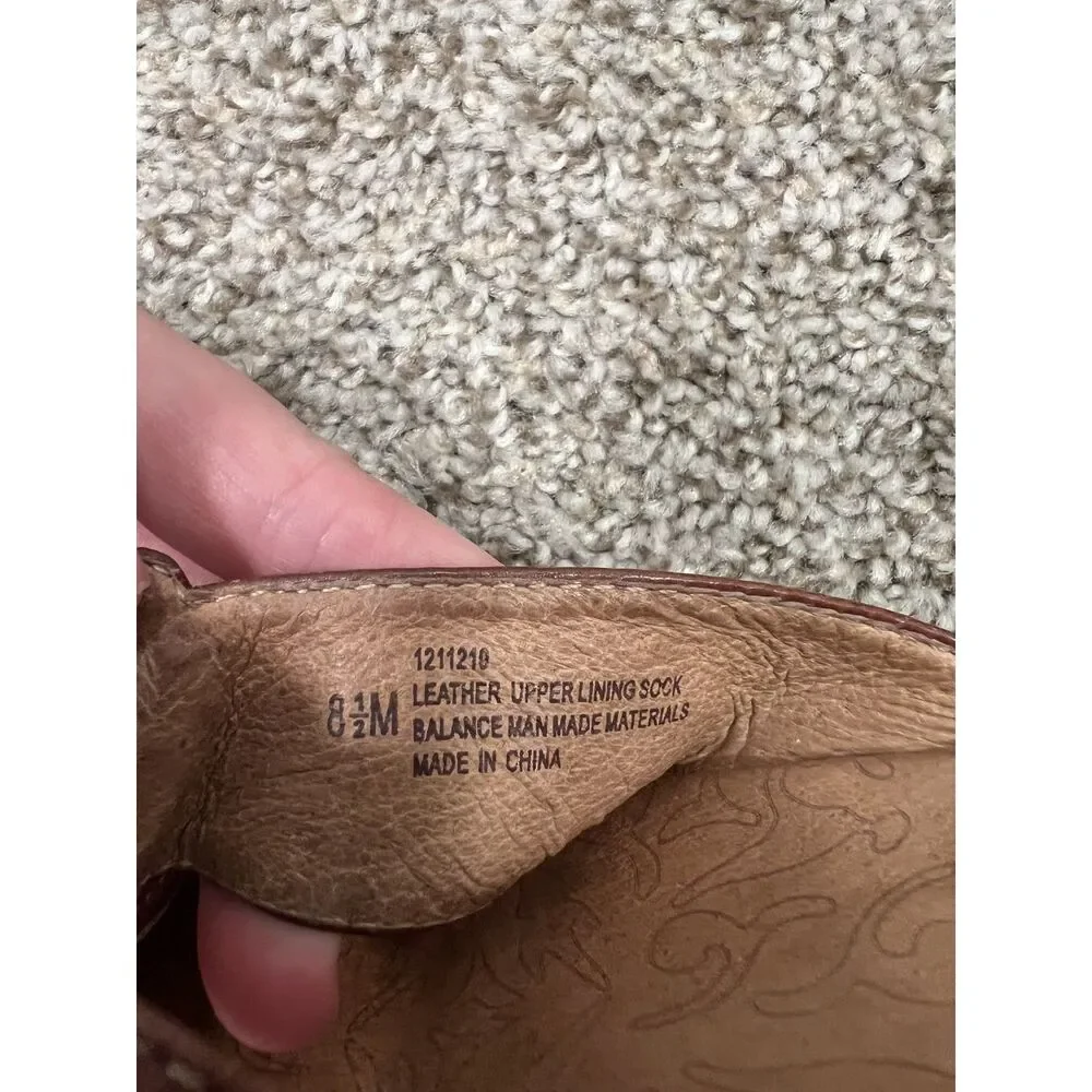 Vintage Söfft Leather Comfort Slide Sandals Size 8.5